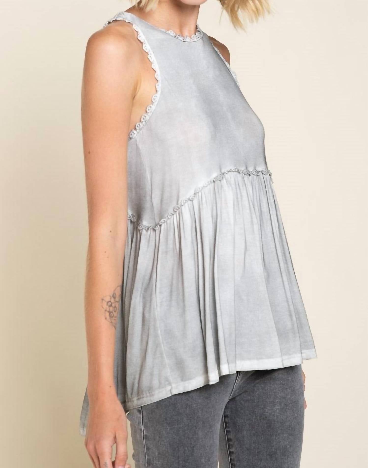 Pol - Sweet & Simple Babydoll Top