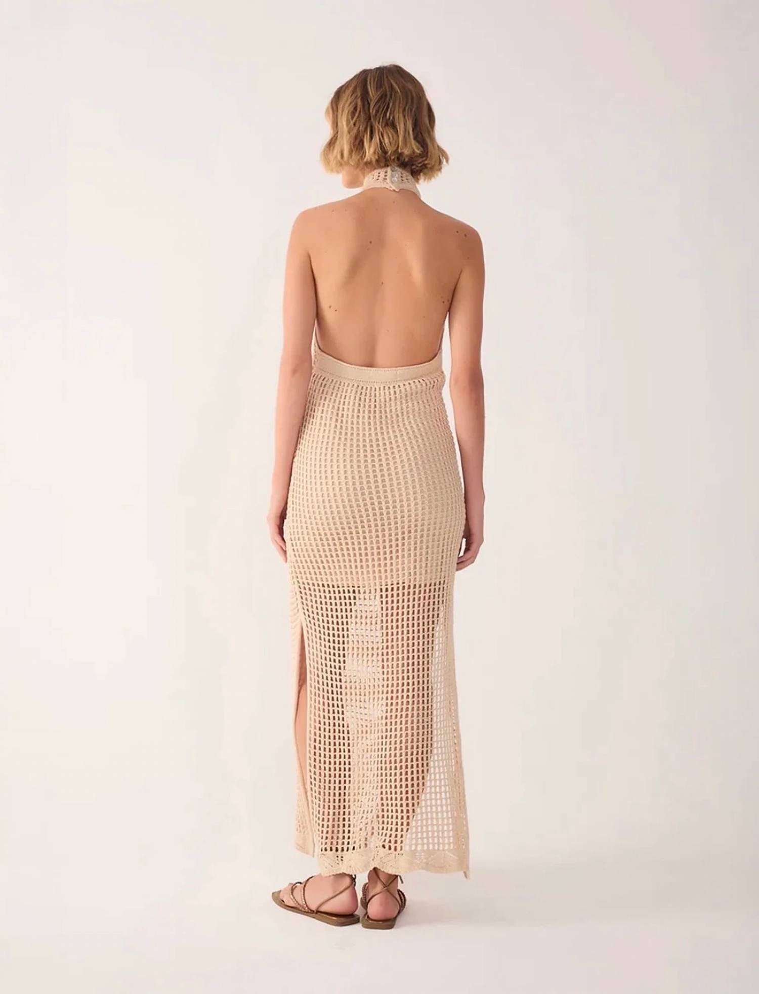 Dress To - Knit Halter Maxi Dress