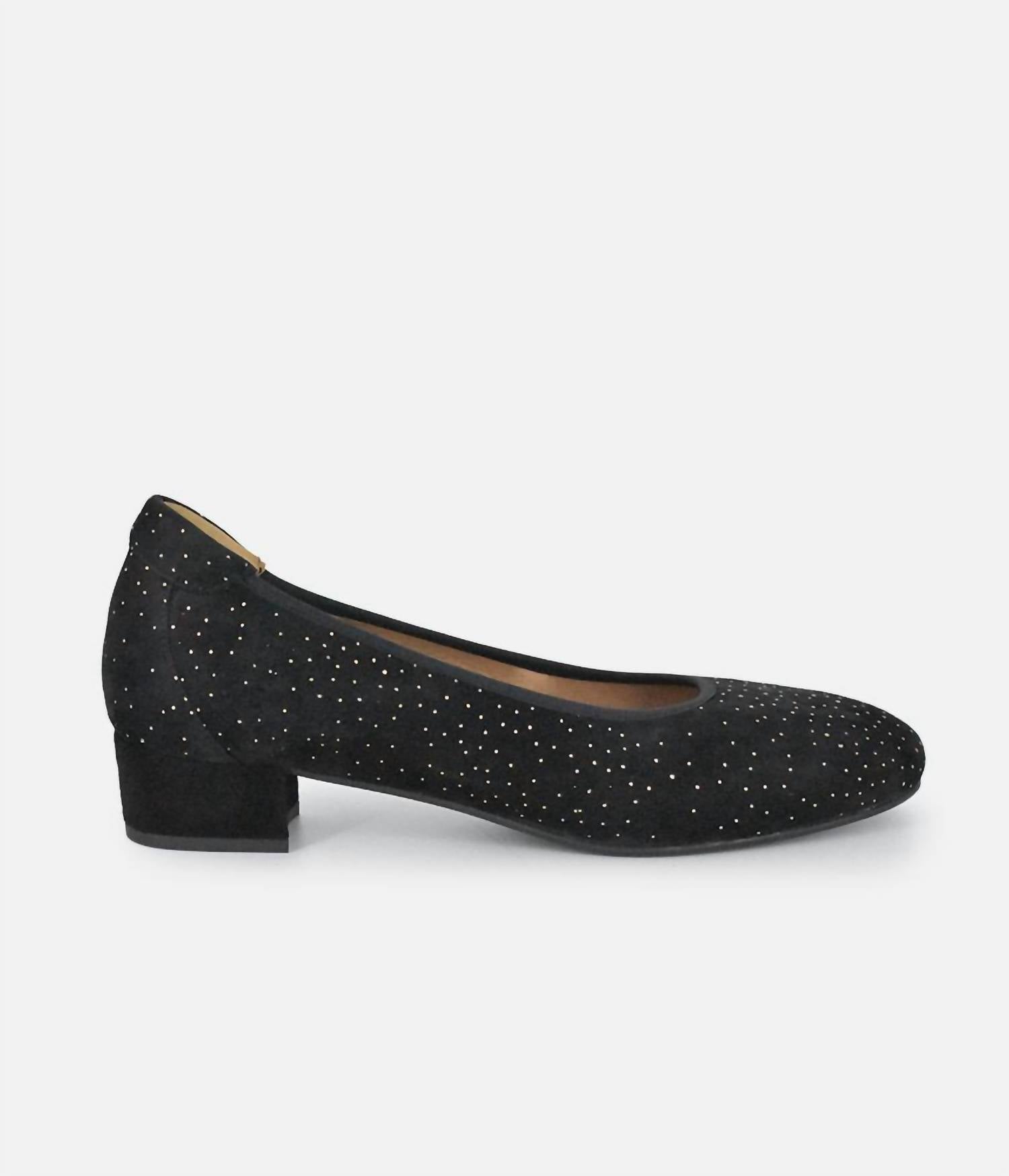 Piesanto - Women's Dressy Low Block Suede Heels