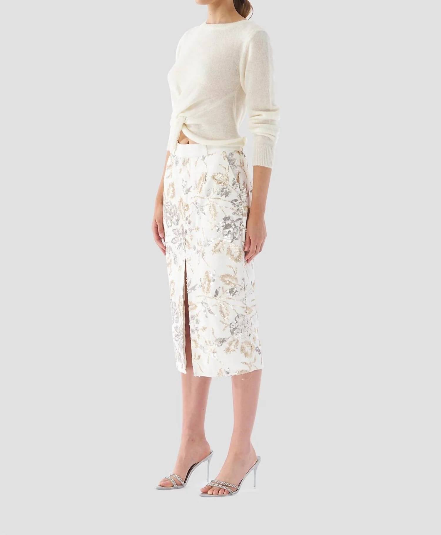 Le Superbe - Sequin D-Vine Everyway Skirt