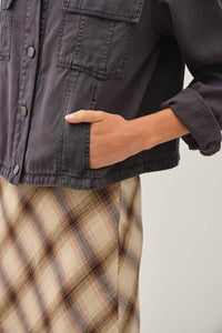 Be Cool - Abby Cropped Shacket