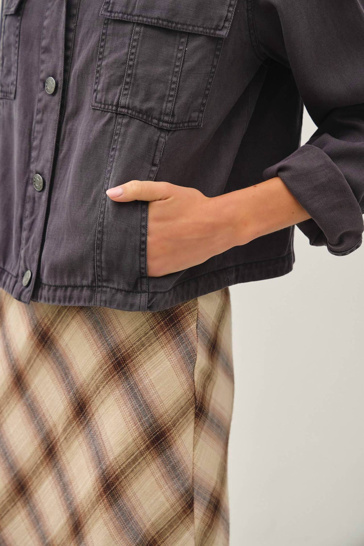 Be Cool - Abby Cropped Shacket