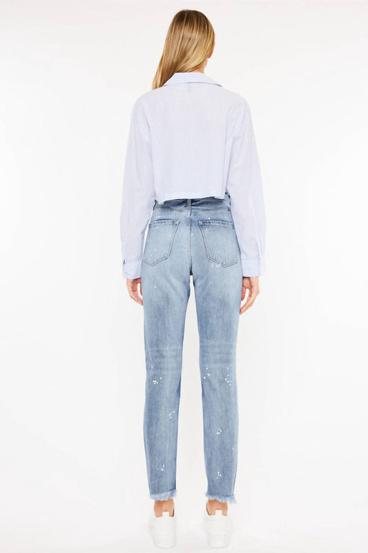 Kancan - Women's High Rise Slim Straight Jeans