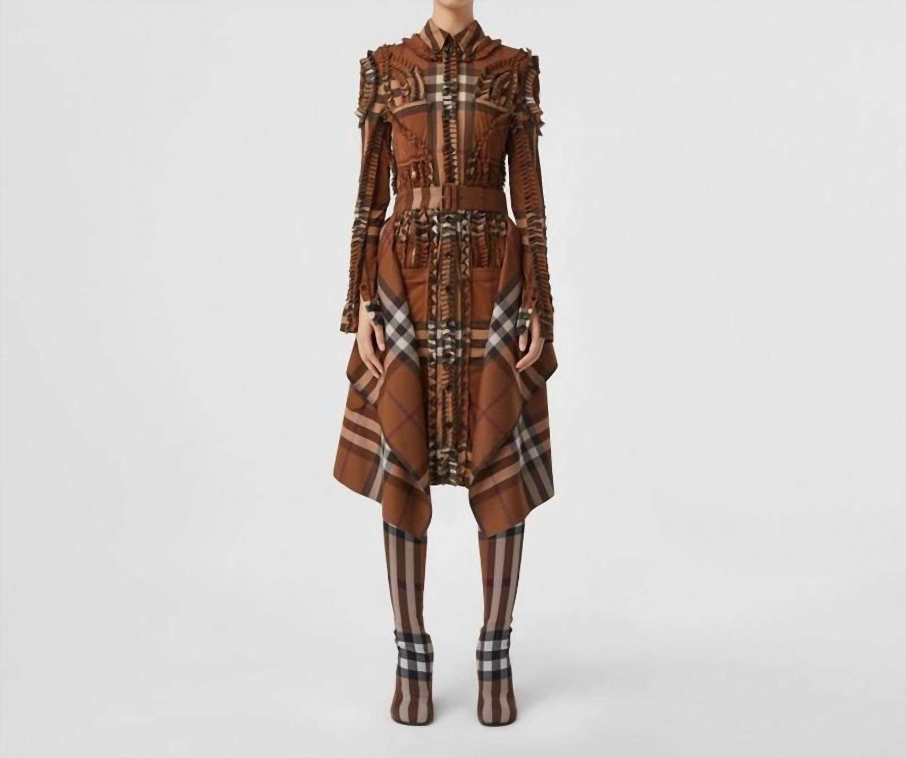 Burberry - Pleated Button-down Shirt Dress