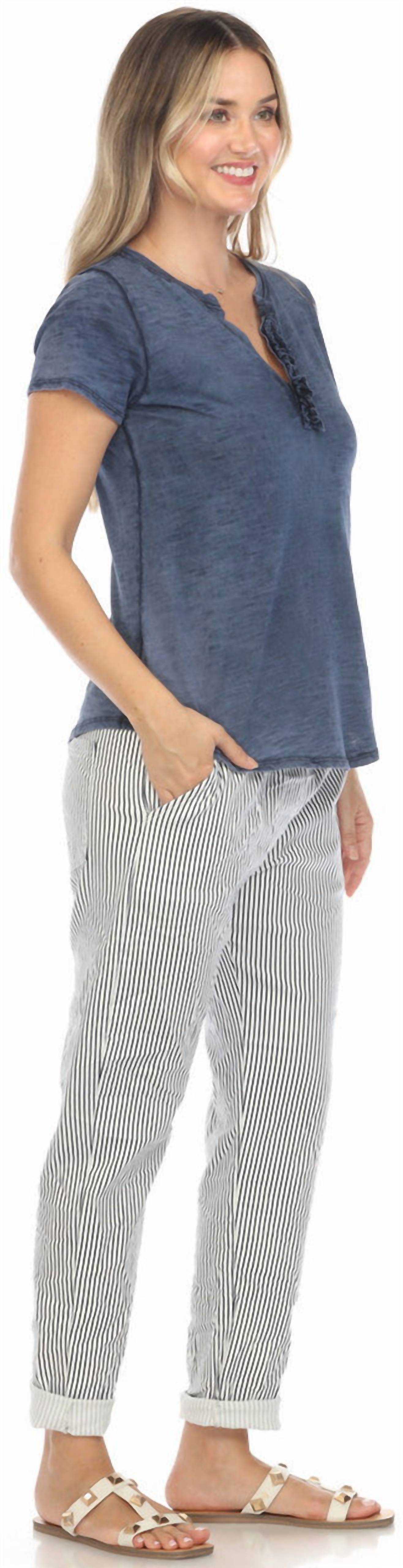 Flora Ashley - Stripe Pants