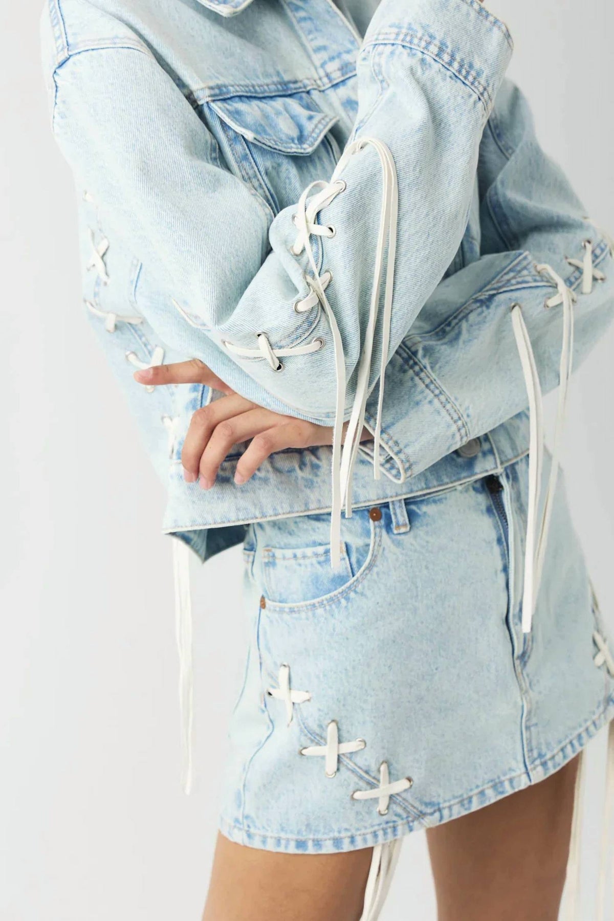 Blanknyc - Tie Breaker Mini Skirt