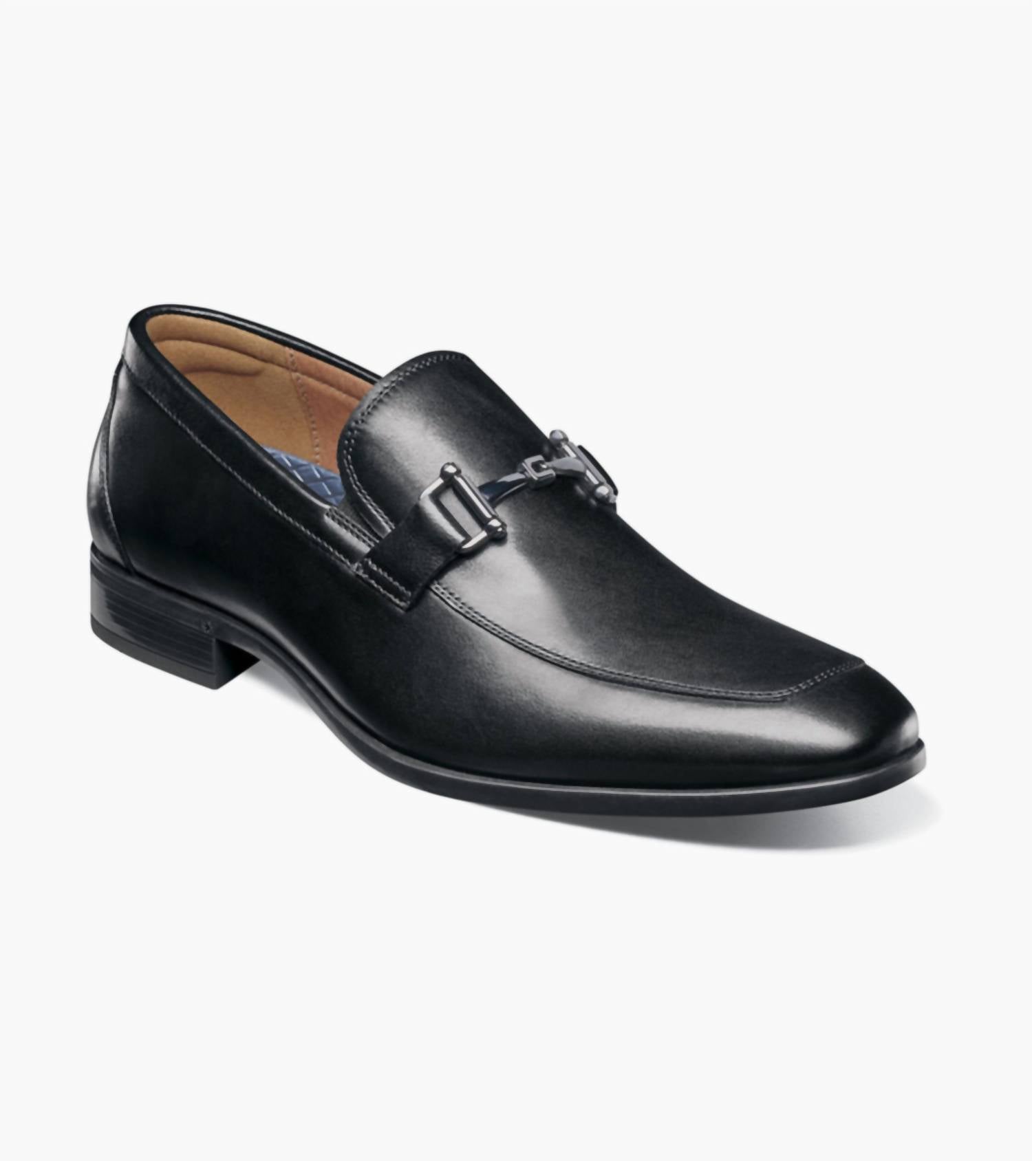 Florsheim Men's Zaffio Moc Toe Bit Loafer in black - men's loafer