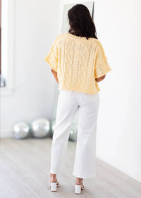 Just Black Denim - Patch Pocket Wide Leg Jeans