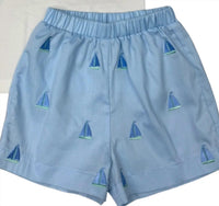 Whimsy Bay Kids - Boy's St John Sailboat Short Set