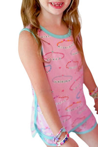 Be Elizabeth Tank Lounge Set in friendship bracelets - item - detail view