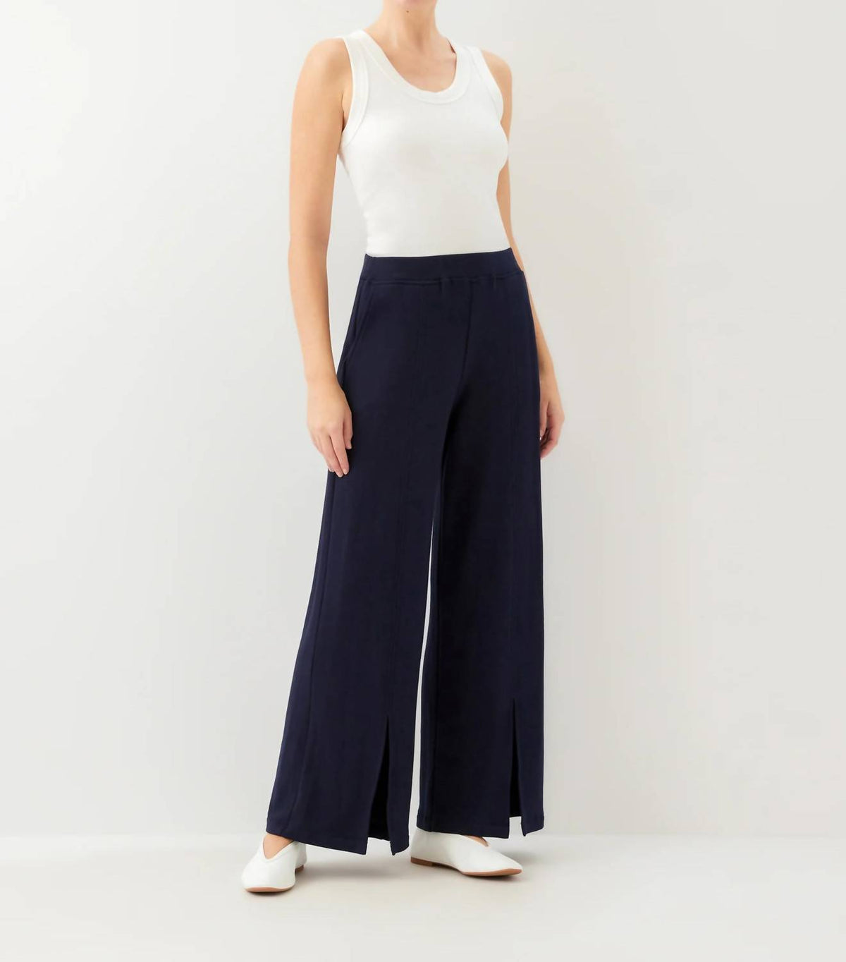 Fifteen Twenty - Women's Gabby Front Slit Sweatpants