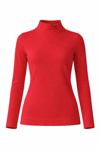 J'Envie/Eli - Women's Notch Turtleneck Top