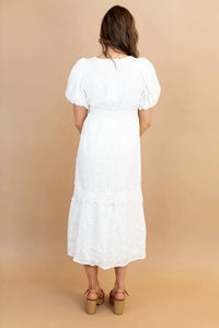 Polagram - Dani Eyelet Midi Dress