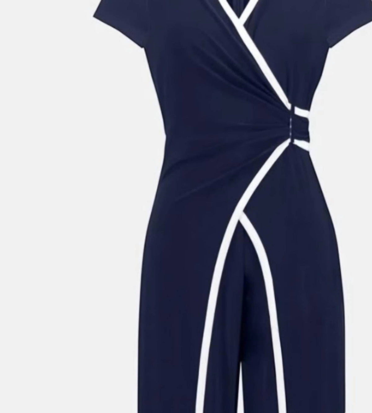 Joseph Ribkoff - Women's Formal V Neck Jumpsuit