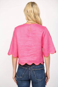 Fate - Scalloped Top