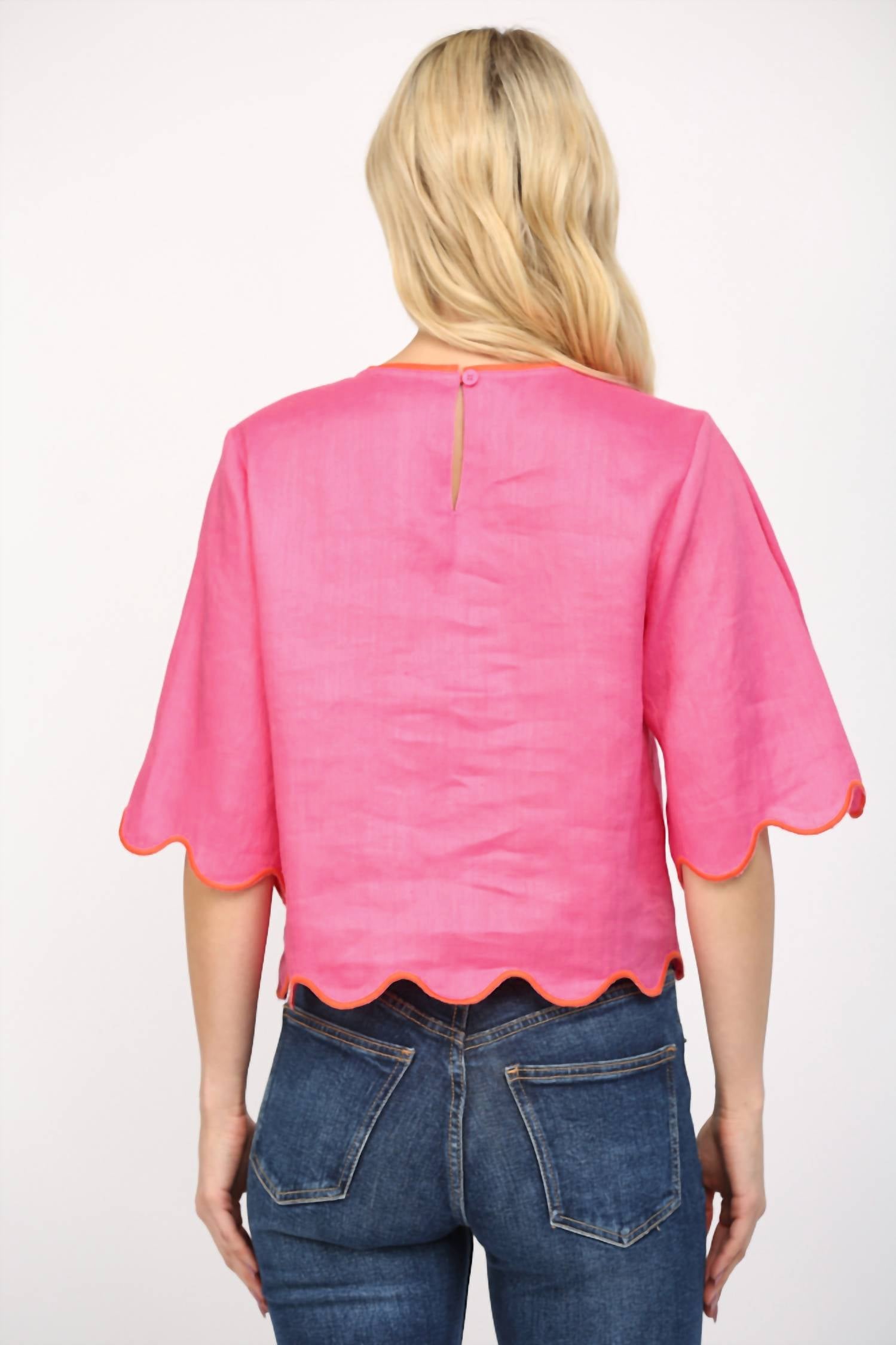 Fate - Scalloped Top