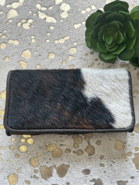 Juan Antonio - Women's Tooled Hide Wallet