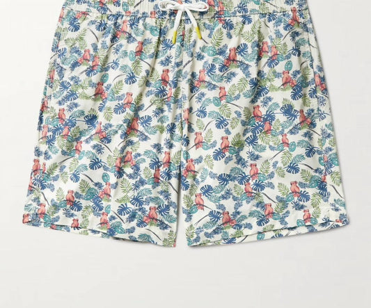 Hartford - Men's Parrot Print Swim Short