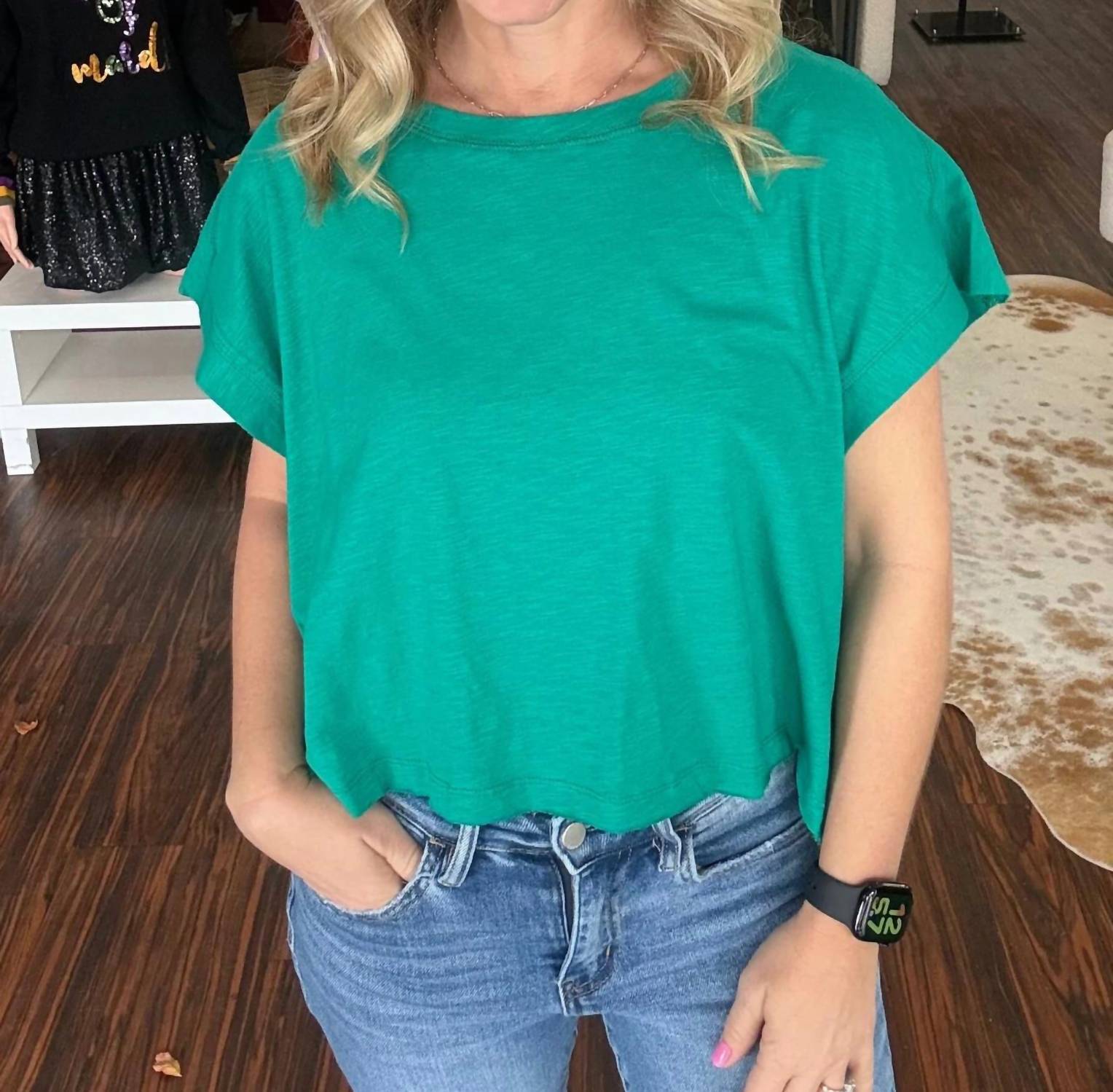 Rae Mode - Slub Cotton Tee with Cut Out Back