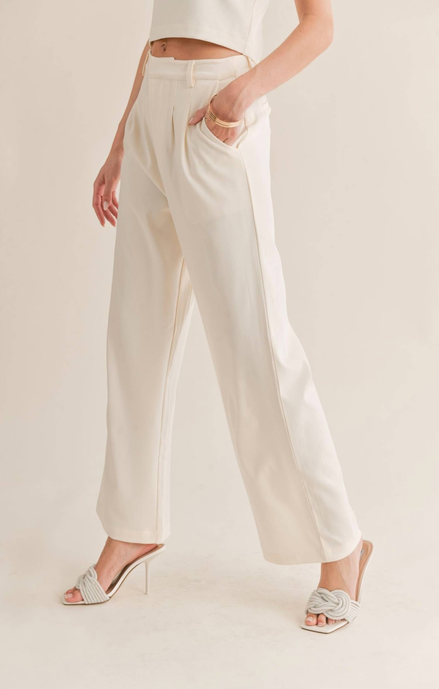 Sage The Label - Follow Me Pleated Trousers
