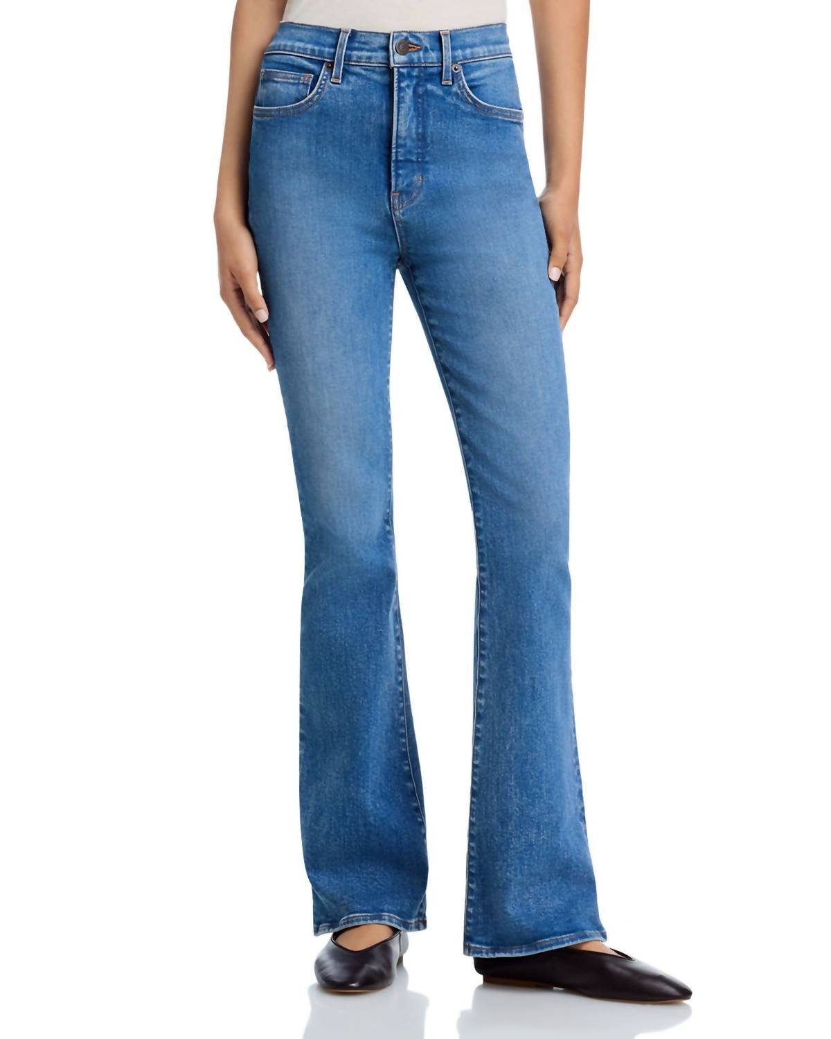 Veronica Beard - Beverly Loafer High Rise Skinny Jeans
