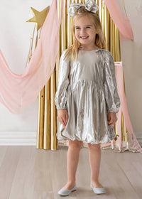 Isobella & Chloe - Ring A Ding Ding Metallic Dress