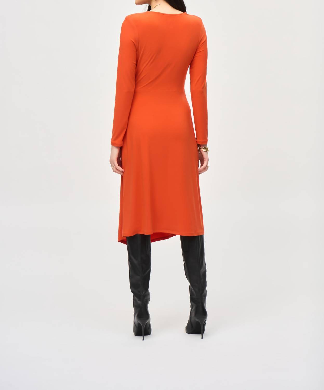 Joseph Ribkoff - Fit & Flare Midi Wrap Dress