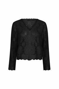 Esqualo - Women's Caya Crochet Floral Cardigan