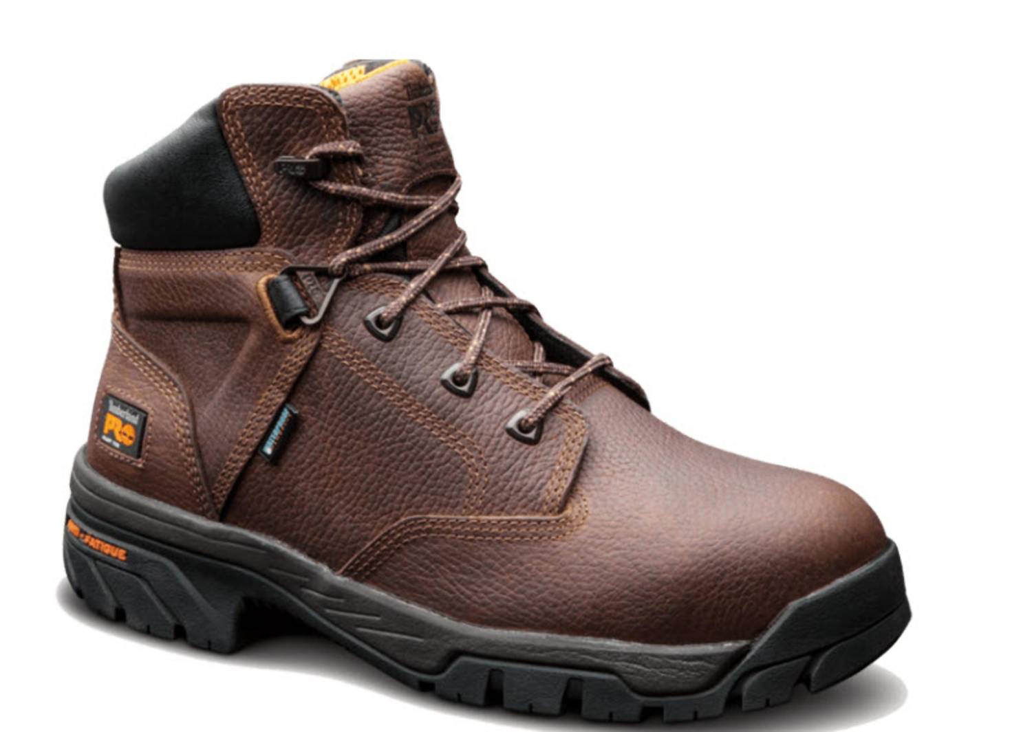 Timberland Men's Alloy Safety-toe Helix Waterproof Work Boot in brown - men's boots