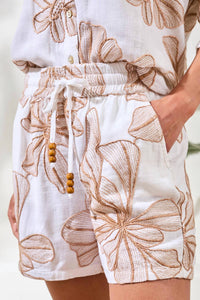 Tribal - Drawstring Pull On Shorts