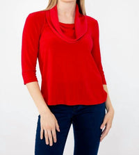Joseph Ribkoff - Cowl Neck Top