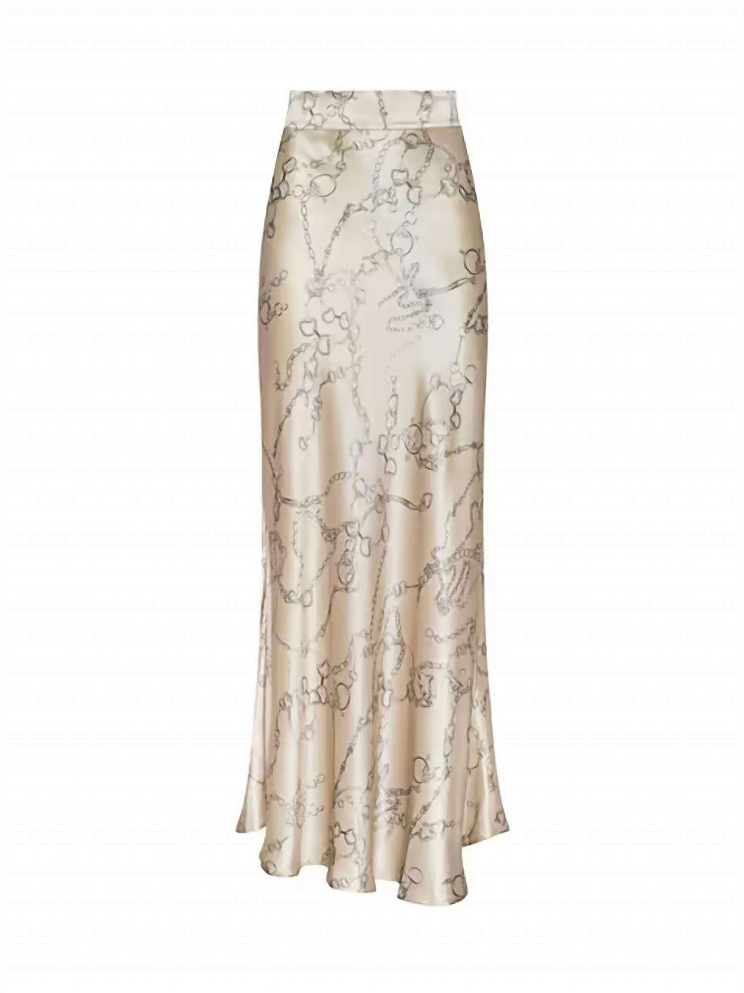 L'Agence - Ryker Silk Maxi Skirt