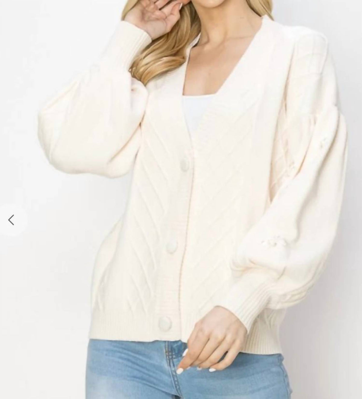 Joh - Sabia Sweater Cardigan With Sequins Sparkles
