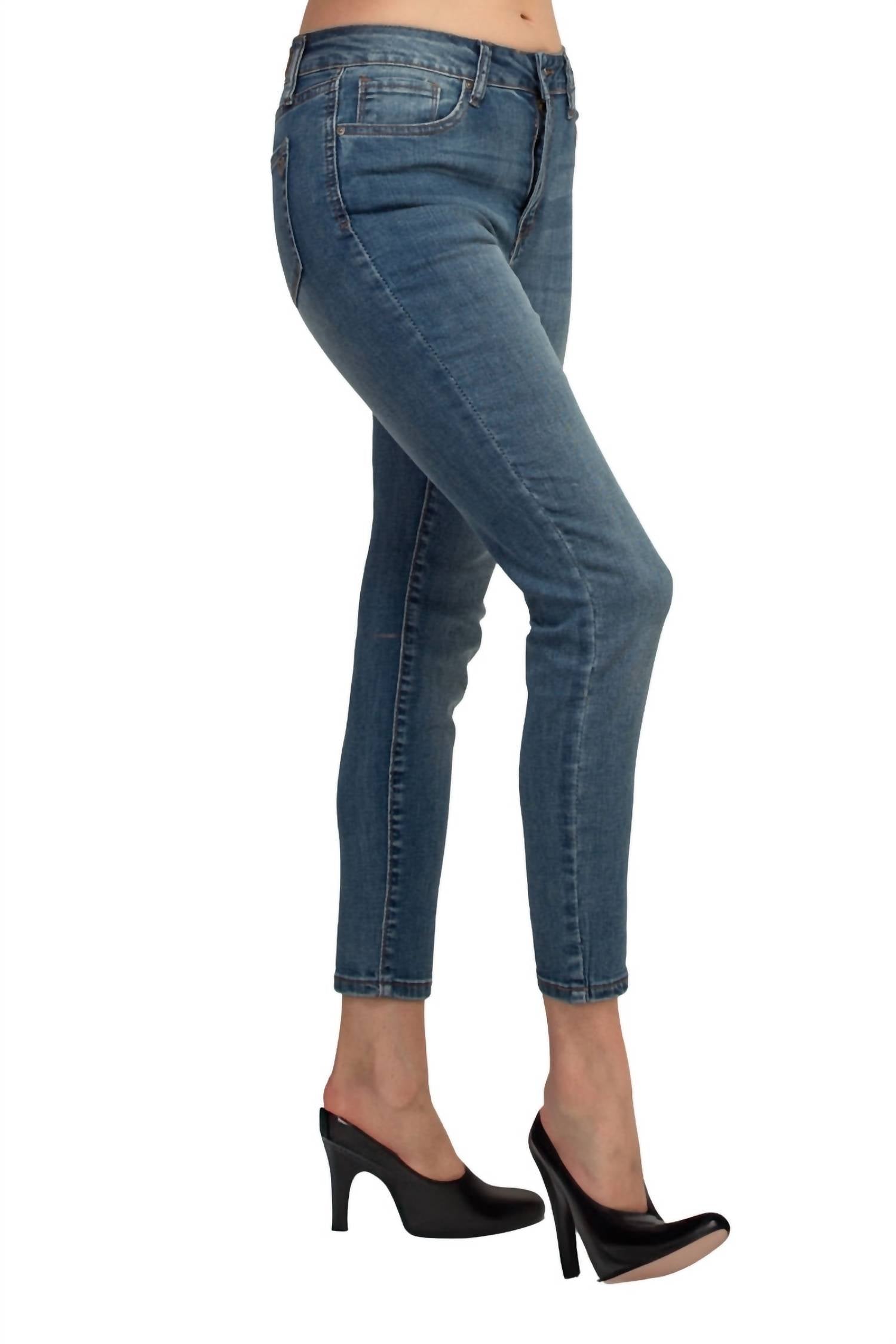 Velvet Heart - Mid Waist Skinny Jeans