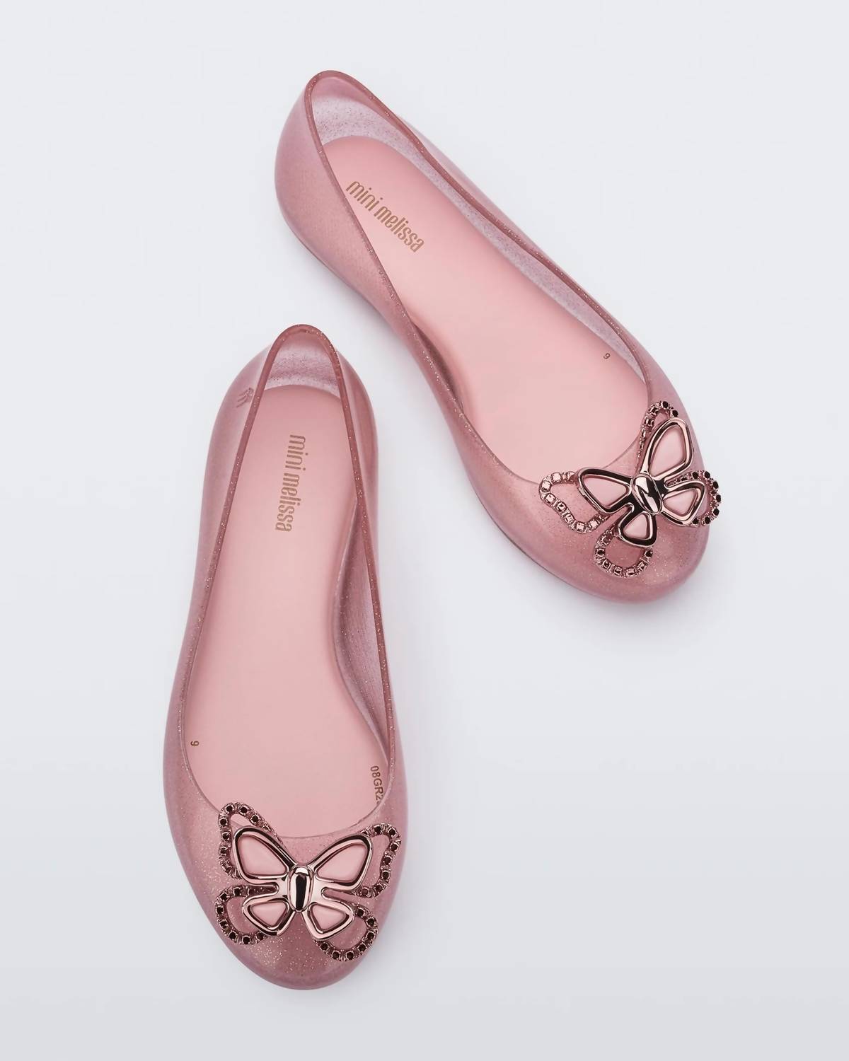 Mini Melissa - Girls' Sweet Love Butterly Flats