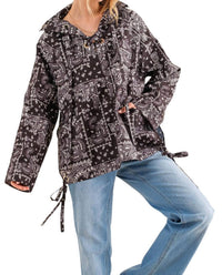 And The Why - Say We Can Bandana Print Windbreaker Jacket