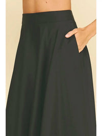 Pinch - Silky Midi Skirt
