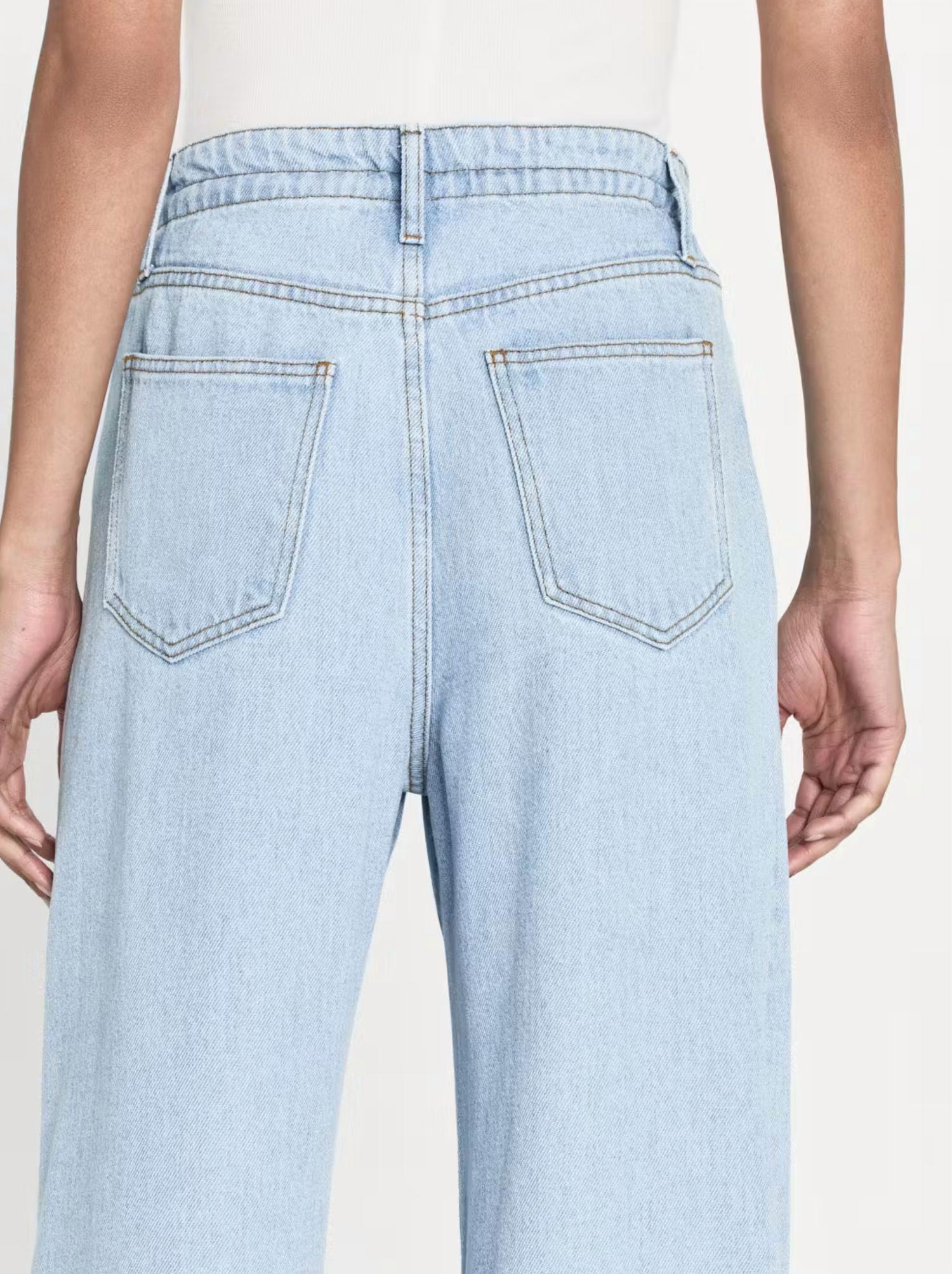 Frame - Rigid Denim High Rise Wide Jeans