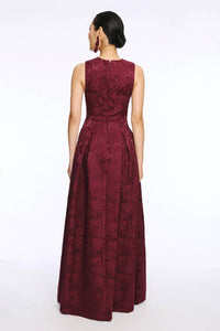 Sachin & Babi - Brooke V Neck Ball Gown