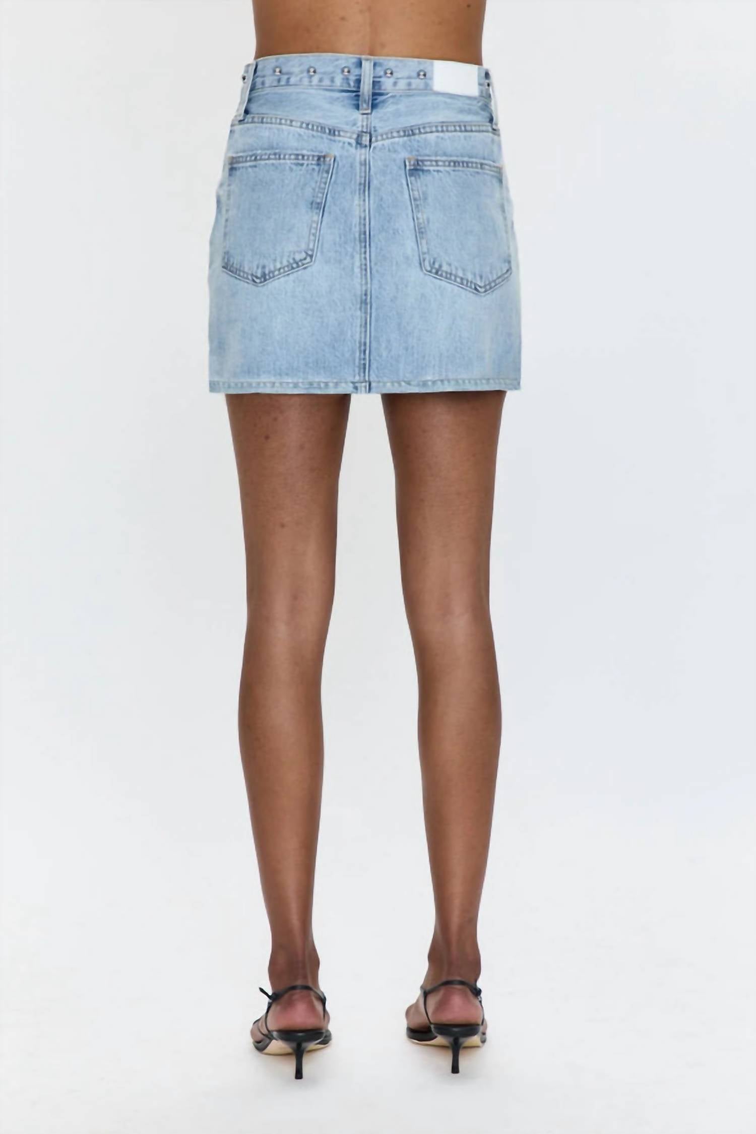 Pistola - Skye High Rise Mini Skirt