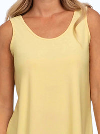 Sympli Reversible Go To Tank Top in butter - women's tank top - detail view