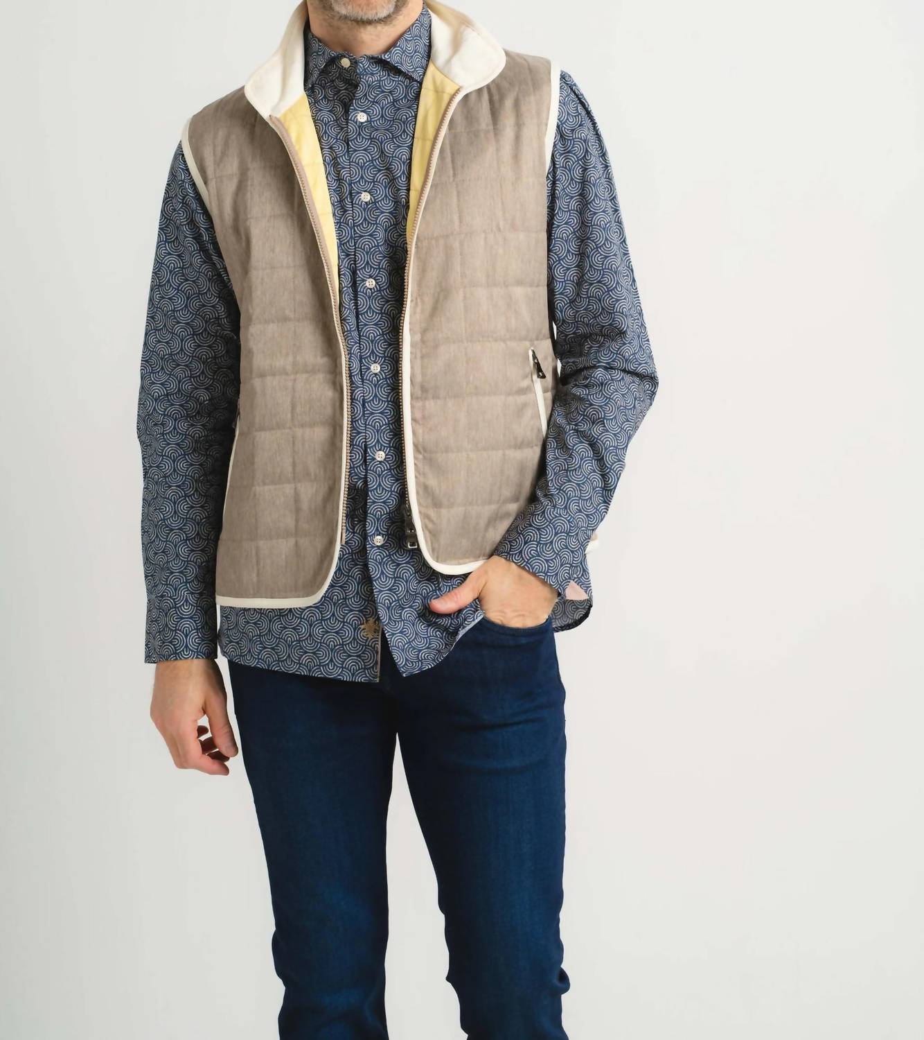 Luchiano Visconti - Men's Quilted Vest
