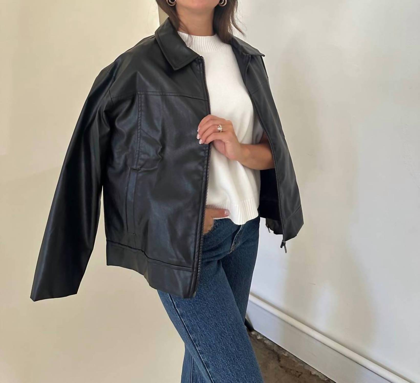Needii - Pepper Faux Leather Jacket