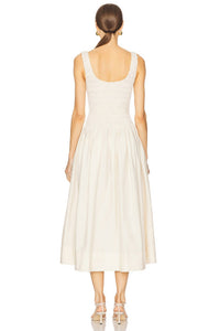 Pistola - Alessia Smocked Drop Waist Midi Dress