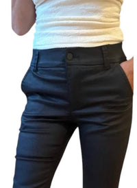 BEVY FLOG Mona Flared Bottom Pant in black - women's pants - detail view