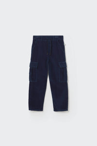 Cozmo - Boys' Denim Corduroy Cargo Pants