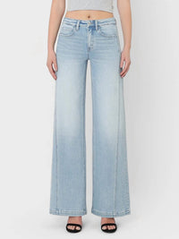 Vervet By Flying Monkey - Panel Wide Leg Jeans