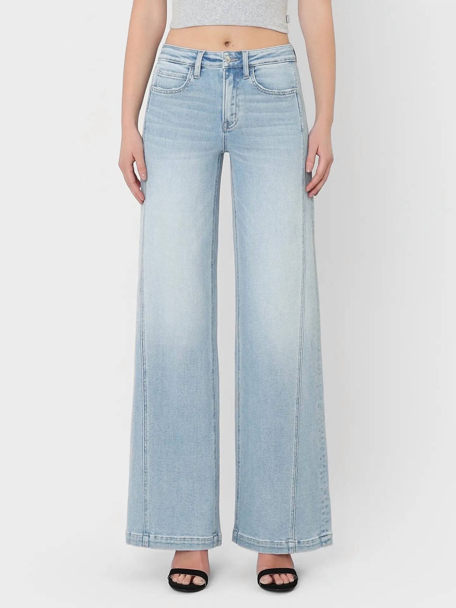 Vervet By Flying Monkey - Panel Wide Leg Jeans