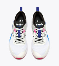 diadora Men's Vigore 3 Shoe in white black silver dd - men's shoe - detail view