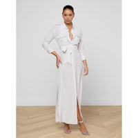 L'Agence - Cameron Silk Shirt Dress